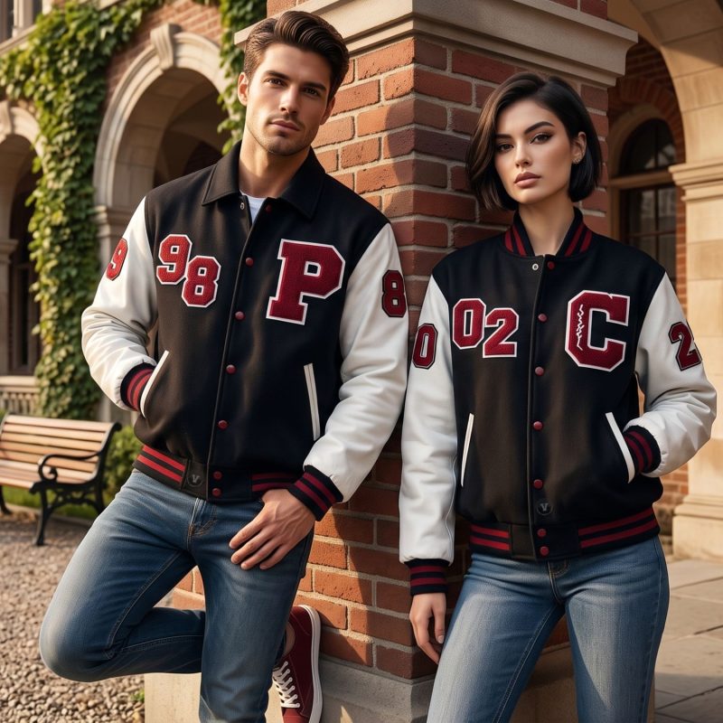 Varsity Jackets with Glow-in-the-Dark Patches