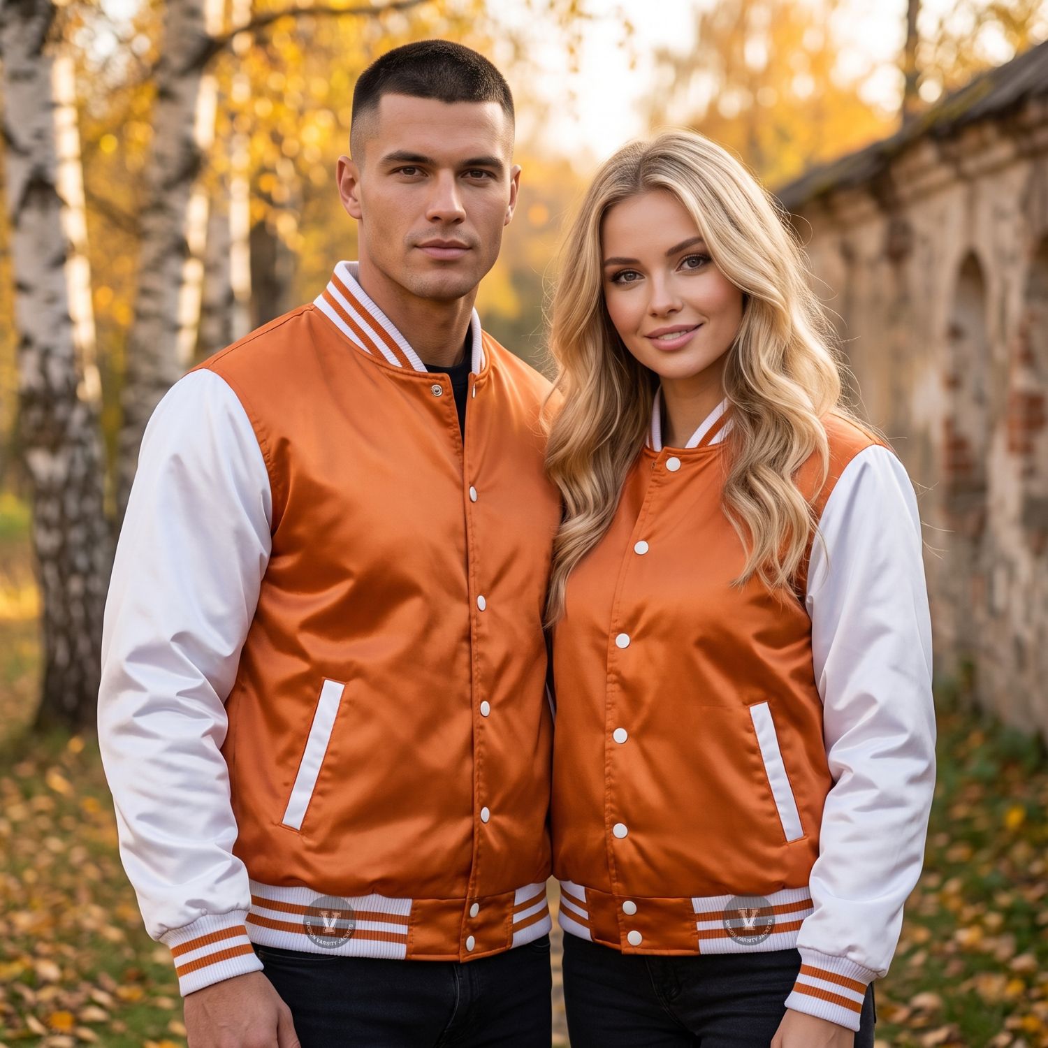 Varsity Jackets with Water-Resistant Fabric