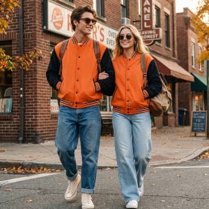 Vintage Custom Fleece Varsity Jackets