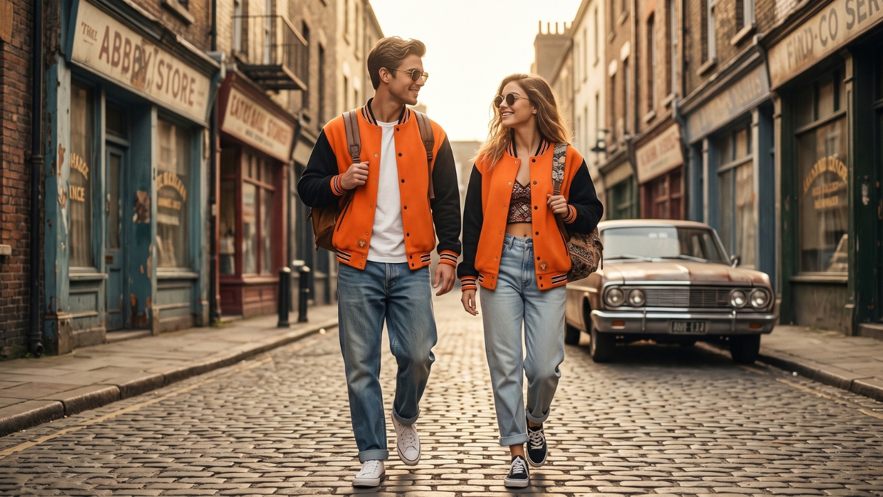 Vintage Custom Fleece Varsity Jackets