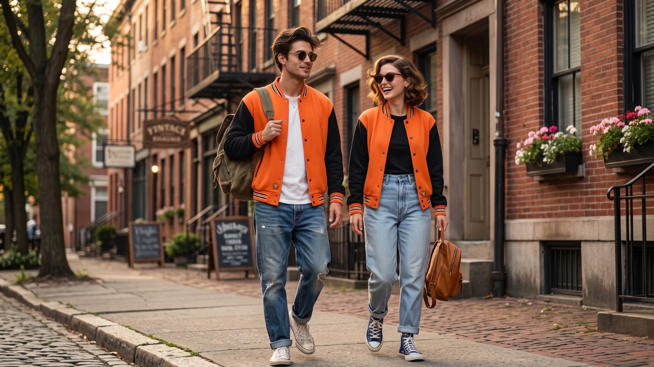 Vintage Custom Fleece Varsity Jackets