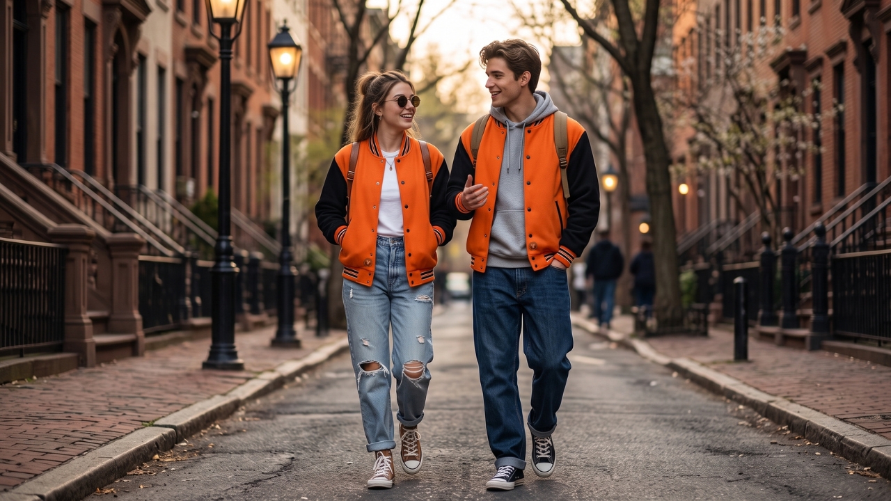 Vintage Custom Fleece Varsity Jackets