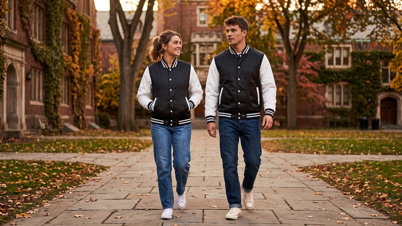 Vintage Style Letterman Varsity Jacket Deal