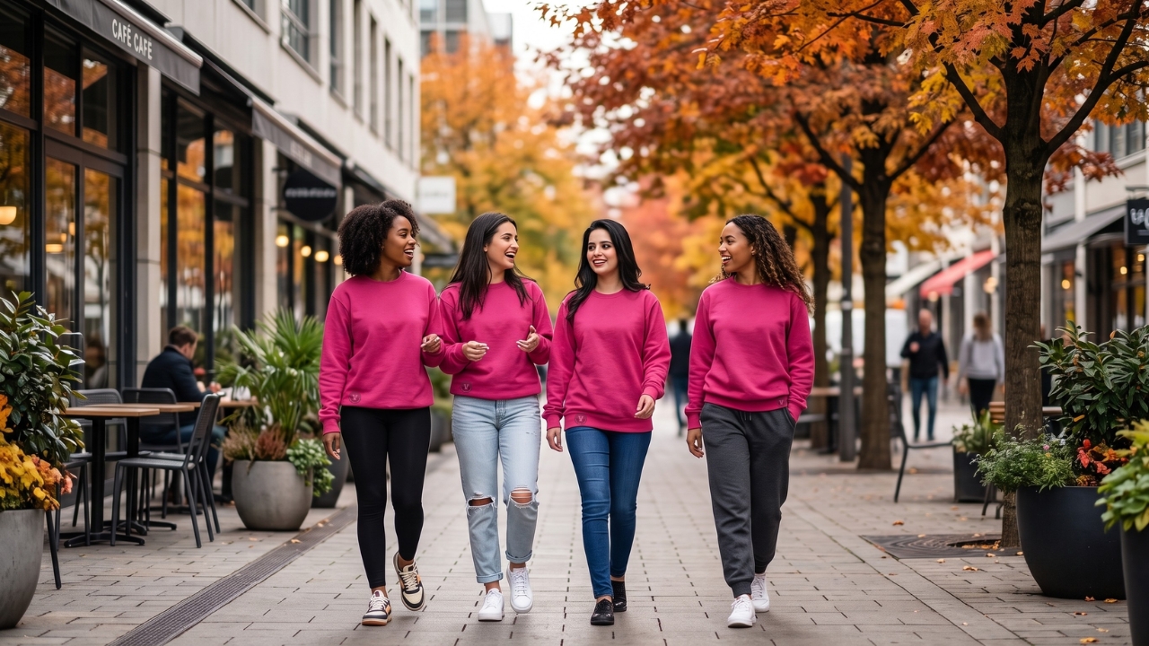 Womens Crew Neck Sweatshirt