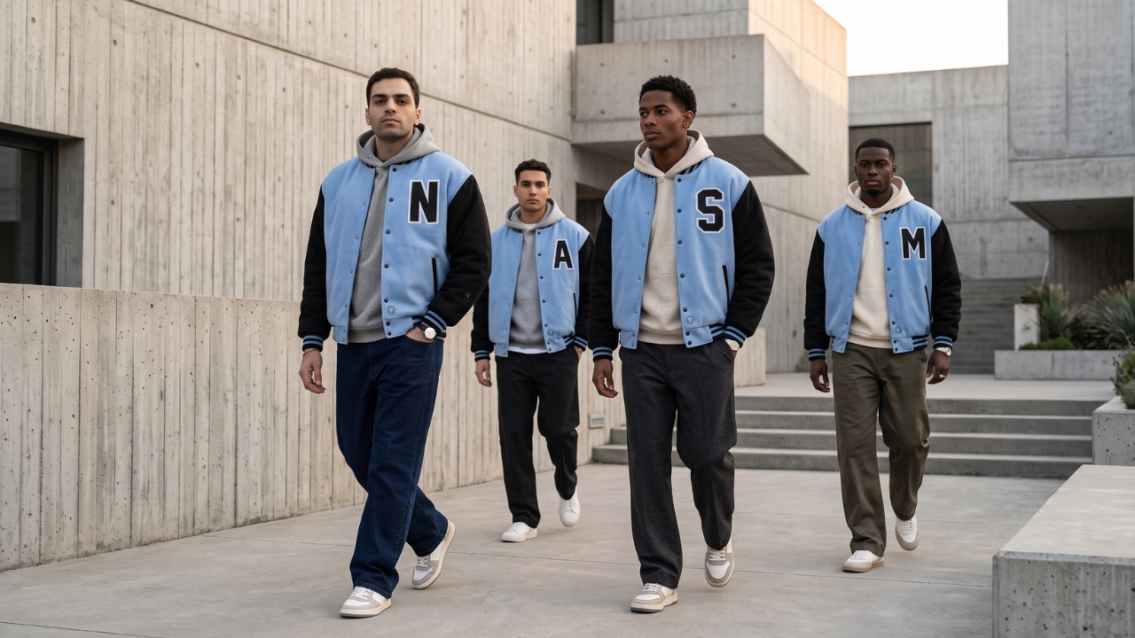 varsity jackets by Fear of God Essentials