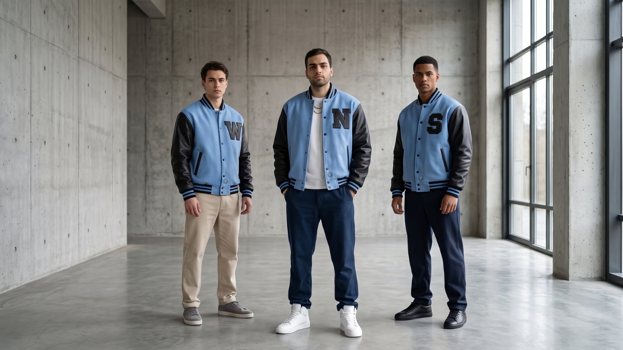 varsity jackets by Fear of God Essentials